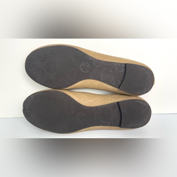 Tory Burch women leather Reva ballet flats nude color size 6 - Picture 13 of 13